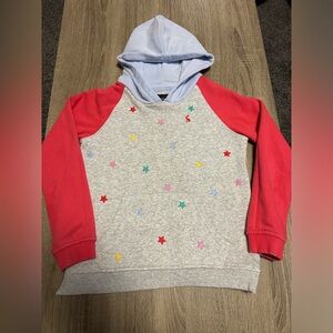 Girls size 7/8 Joules hoodie with embroidered detail